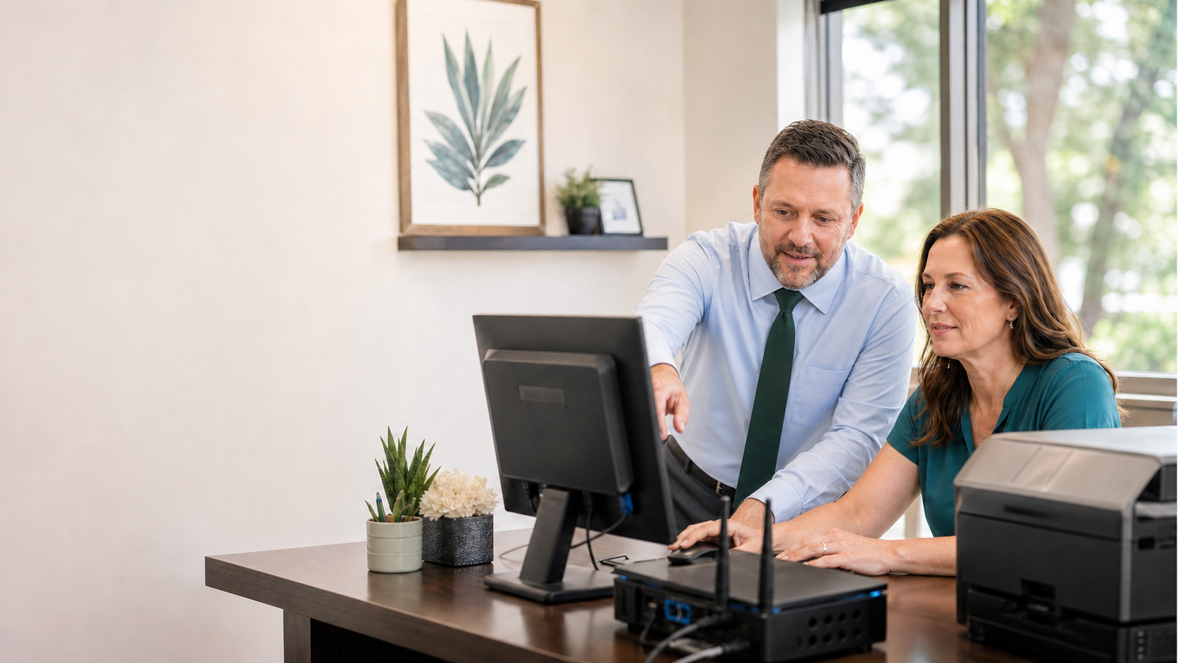 A professional onsite technology support visit in Ocala and The Villages